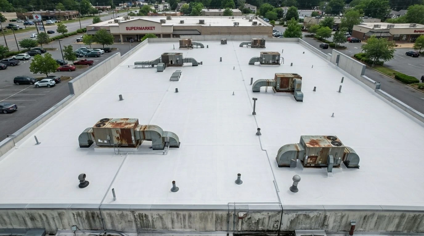 Commercial roofing project Atlanta
